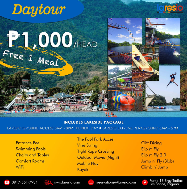 Daytour Packages P1000/pax with 1 Free Meal. 1Guest is for 1Group of 1-10pax